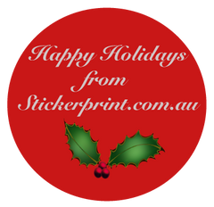 Happy Holidays Sticker